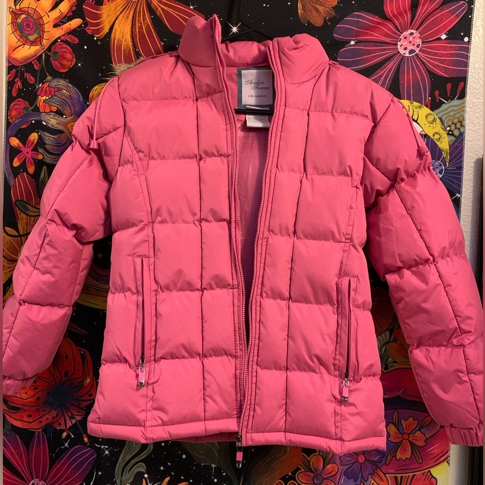 Pink Puffer Winter Jacket